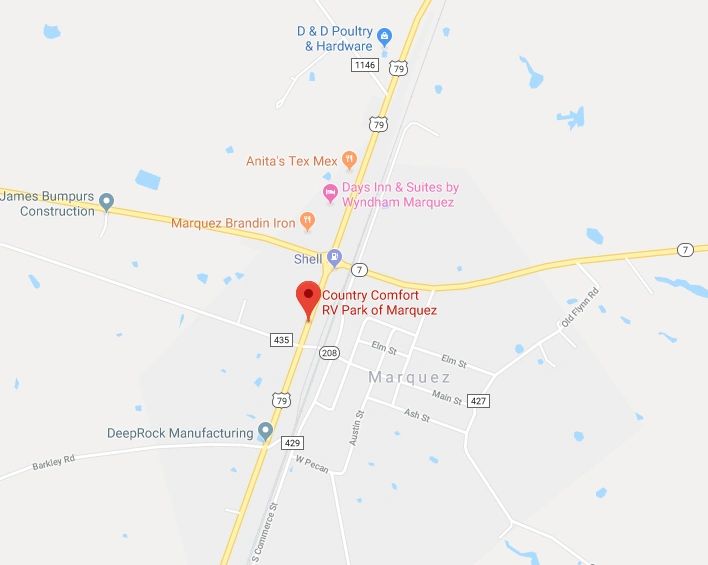 Vacancy With Full Hookups Country Comfort RV Park of Marquez